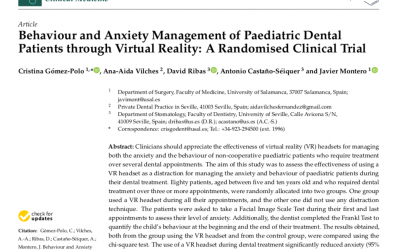 La Dra. Aida Vilches publica un artículo de investigación en la revista Journal of Clinical Medicine